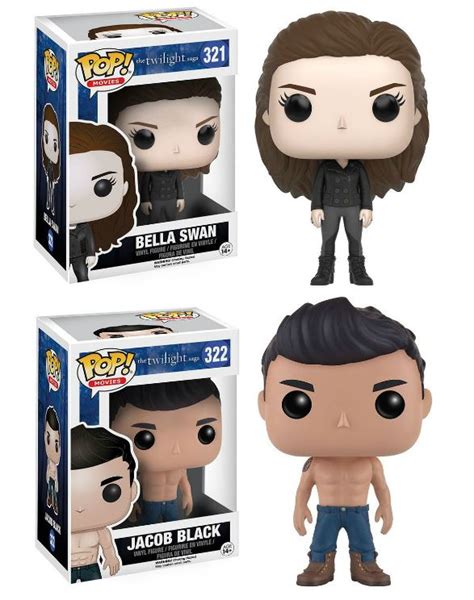 Funko POP! Twilight Saga: Bella Swan + Jacob Black - Vinyl Figure Set ...