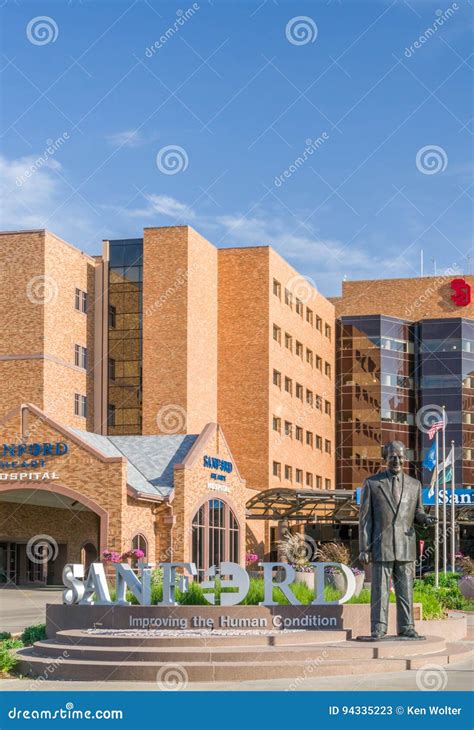 Sanford USD Medical Center editorial stock photo. Image of symbol ...