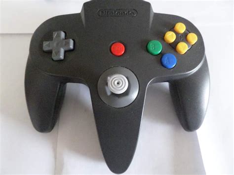 Black Official Nintendo 64 N64 Brand Controller Rare: Nintendo 64 ...