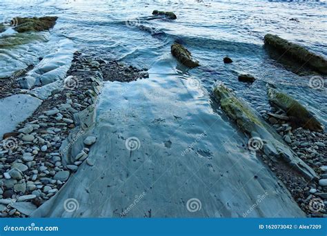 Seashore from Geological Formations Seashore from Stone Geological Formations Stock Photo ...