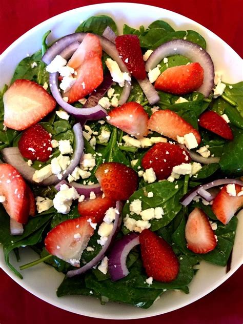 Spinach Strawberry Feta Salad Recipe – Melanie Cooks