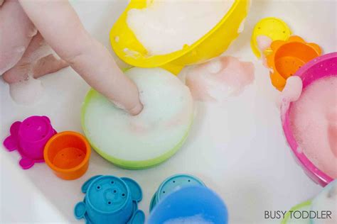 Foam Bath - Busy Toddler