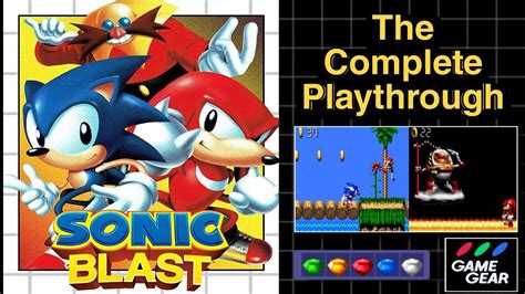 Sonic Blast (Game Gear) The Complete Playthrough - All Chaos Emeralds ...