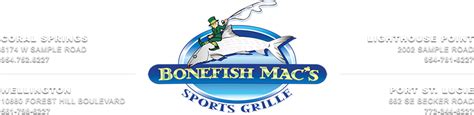 Bonefish Mac's | Sports Grille of South Florida