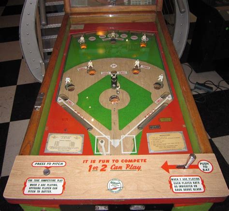 Deluxe Official Baseball Pinball Machine (Williams, 1960) - Image gallery | Pinside Game Archive