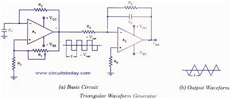 Triangular Wave Generator under Repository-circuits -37319- : Next.gr