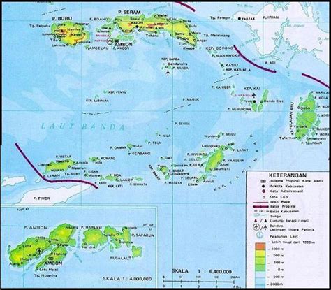 KOTA AMBON MANISE: PETA PULAU AMBON