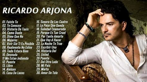 RICARDO ARJONA Grandes Exitos || Ricardo Arjona Sus Mejores Éxitos - Mix... | Youtube, Music, Memes