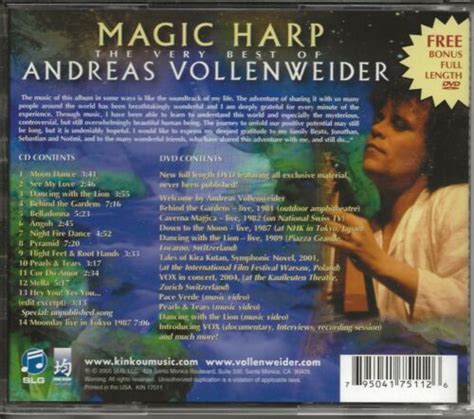 ANDREAS VOLLENWEIDER – Magic Harp, The Very Best Of (Kin Kou Music, USA - 2005) 795041751126 | eBay