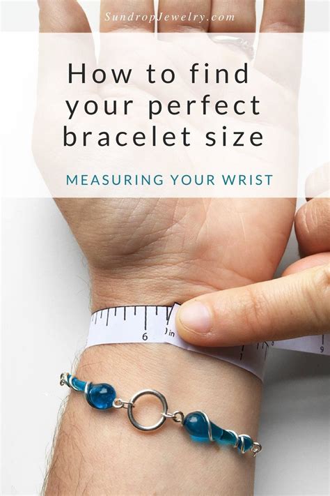 How to measure your wrist to find your perfect bracelet size Bracelet Craft Diy, Diy Bracelet ...