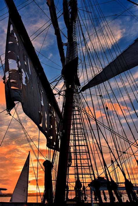 Star of India Ship at Sunset in San Diego, California - Encircle Photos