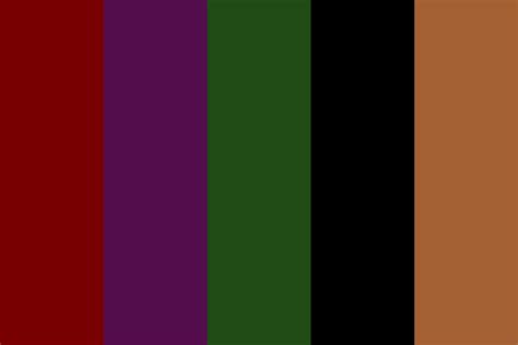 90s Dark Colors Color Palette