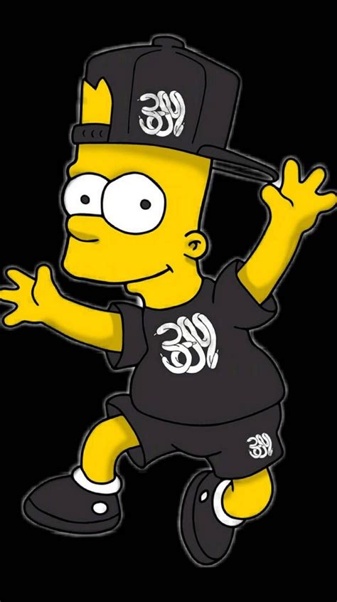 Black Bart Simpson Wallpaper Iphone simpsons bart cartoon ...