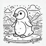 Free Penguin Coloring Pages For Children & Teens  Over 50 sketch template