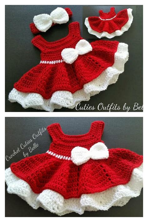 Christmas Baby Dress Crochet Pattern - Cool Creativities