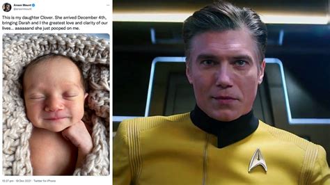 Anson Mount announces the birth of his daughter Clover on December 4th — Daily Star Trek News