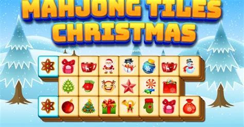 Mahjong Tiles Christmas | Play Games 365 Free Online