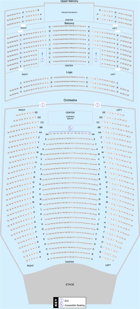 Count Basie Center for the Arts Seating Chart - Count Basie Center for the Arts