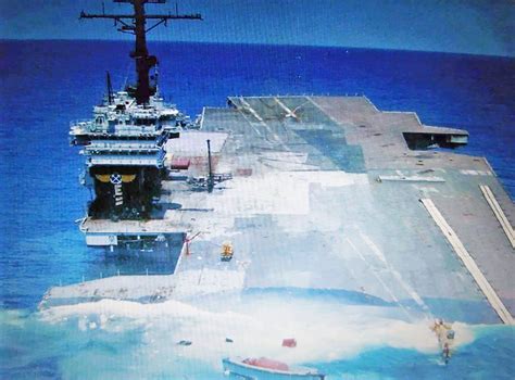 This Is The Only Photo Of A U.S. Navy Supercarrier Being Sunk (Updated)