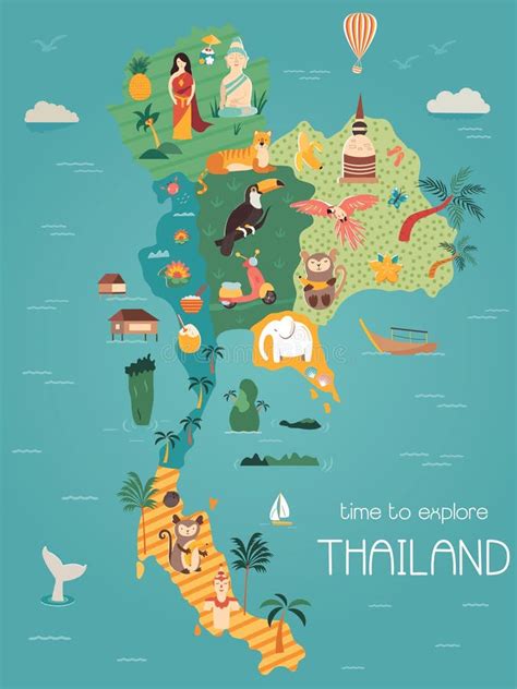 Thailand Cartoon Map Stock Illustrations – 361 Thailand Cartoon Map ...