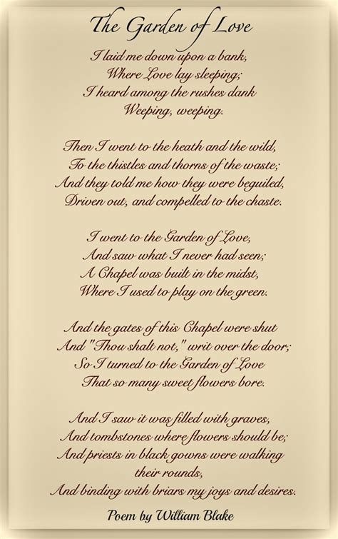 William Blake Poems | Classic Famous Poetry