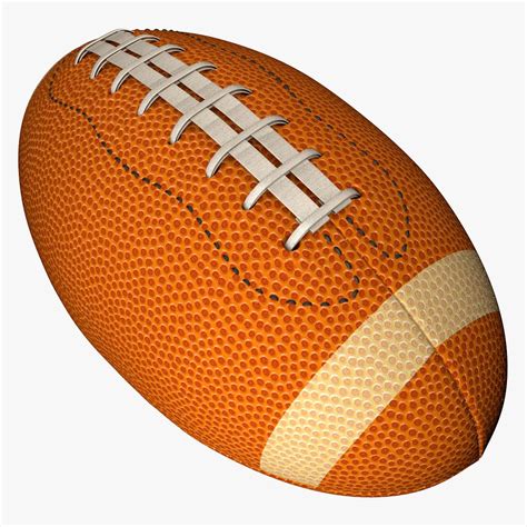 American football ball L011 3D Model $22 - .c4d .fbx - Free3D