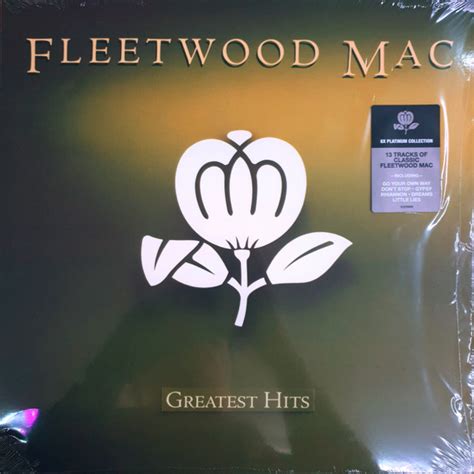 Fleetwood Mac-Greatest Hits Vinyl LP 081227959357 - Analogue Seduction