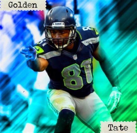 Golden Tate! | Seahawks team, Nfl football videos, Notre dame football