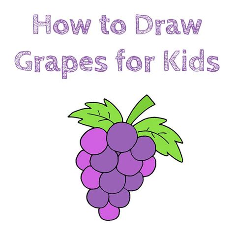 How to Draw Grapes for Kids #Grapes #Grape #GrapesDrawing #GrapeDrawing #GrapesEasyDrawing # ...