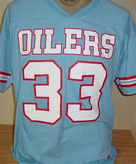 vintage 1980s Houston Oilers Wilson jersey t shirt by vintagerhino247 ...