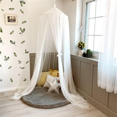 White Tulle Canopy White Canopy Curtains Bed Canopy - Etsy