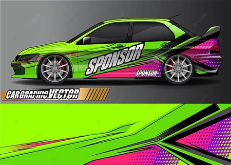 Race Car Livery Graphic Vector Designs Mockup Template Download on Pngtree