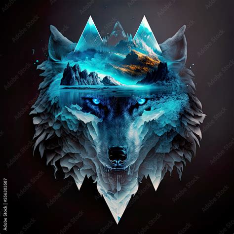 Wolf Silhouette logo style Stock Illustration | Adobe Stock