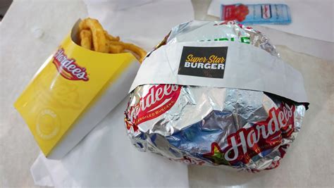 Hardees Super Star Burger Review ~ Alex is my Name