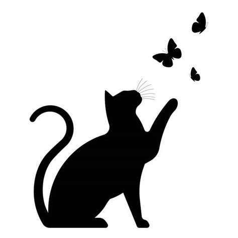 20+ Cat Chasing Butterfly Stock Illustrations, Royalty-Free Vector Graphics & Clip Art - iStock