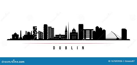 Dublin Skyline Silhouette. Cartoon Vector | CartoonDealer.com #227652167