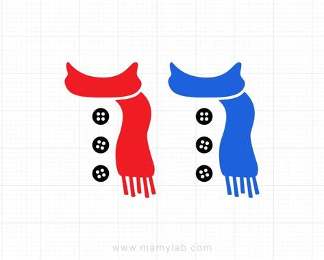 Christmas Snowman Svg, Snowman Scarf & Buttons Svg, Christmas Sweater Clipart, Christmas Kids ...