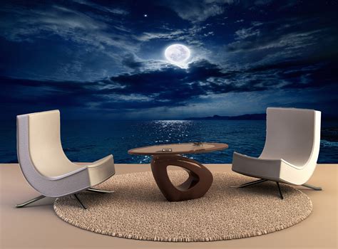 Moon Over Ocean Wallpapers - Top Free Moon Over Ocean Backgrounds ...