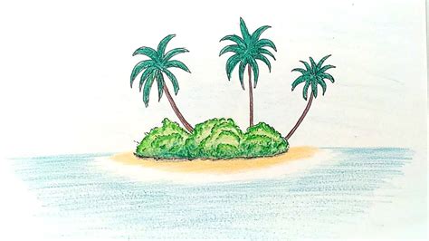 How to Draw an Island - YouTube