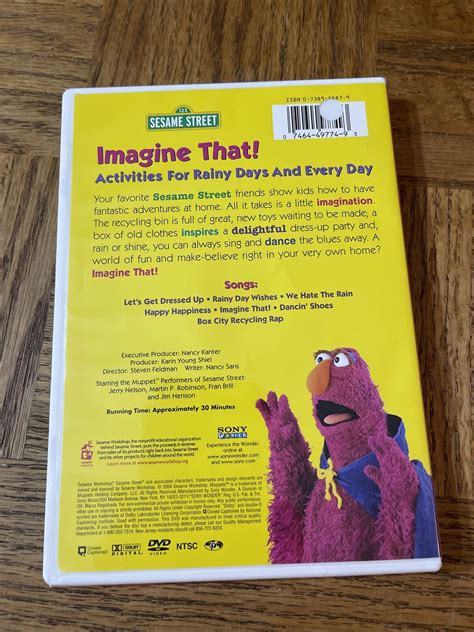 Sesame Street Imagine That DVD 74644977493 | eBay