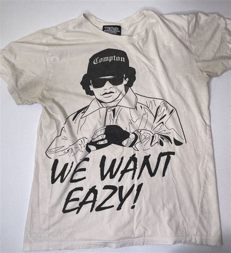 2006 Ruthless Records Eazy E “We Want Eazy” White T-S… - Gem