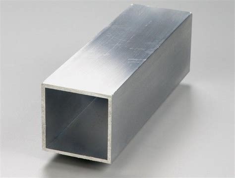 Silver Anodized Aluminum Extrusion Rectangular Tube thin wall