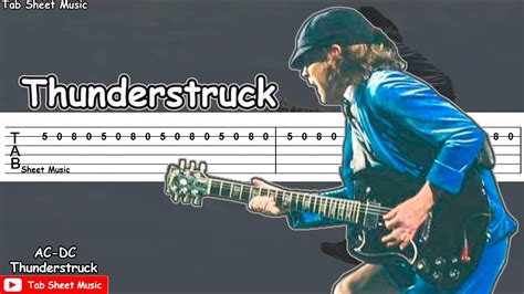 AC-DC - Thunderstruck Guitar Tutorial | TAB - YouTube