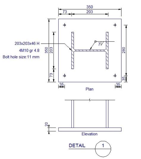 Thickness Design of Column Base Plate Using Prokon Software - Structville