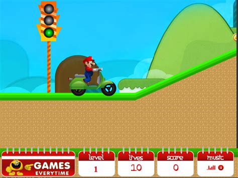 Mario Ride 2 - Play Online on Flash Museum 🕹️