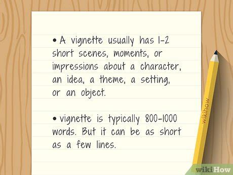 How to Write a Vignette (with Examples) - wikiHow