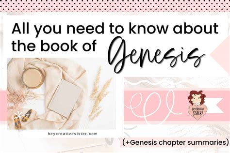 Genesis Chapter Summary and Genesis Chapter Titles