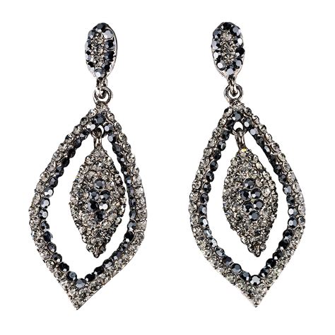 Aggregate more than 92 black crystal earrings australia latest - esthdonghoadian