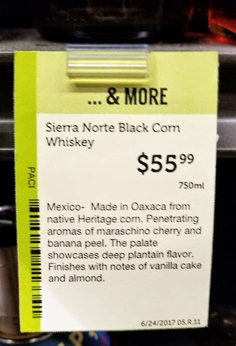 Columbus Bourbon: Sierra Norte Single Barrel Native Oaxacan Black Corn Whiskey Review