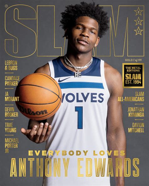 Anthony Edwards: The Rising Star Of The NBA Featured In Slam Magazine